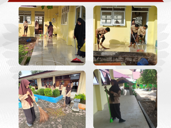 Gotong Royong Pagi Hari, Pembiasaan Baik di SMAN 12 Banda Aceh