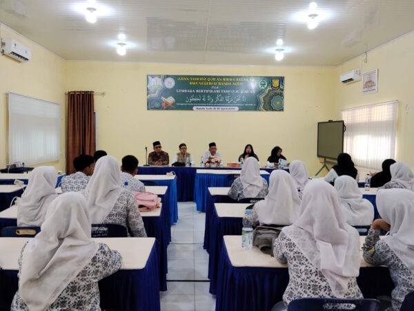 Semangat dan Prestasi yang Sangat Membanggakan Warnai Ujian Tahfidz di SMA Negeri 12 Banda Aceh
