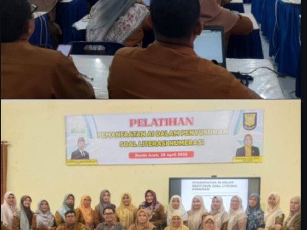 SMA Negeri 12 Banda Aceh Gelar Pelatihan Pemanfaatan AI dalam Penyusunan Soal Literasi Numerasi