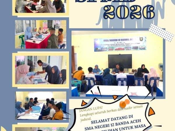 Pendaftaran Ulang SPMB 2026 Hari Ke-4 di SMA Negeri 12 Banda Aceh Berlangsung Tertib dan Lancar