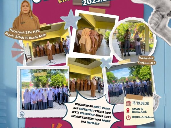 SMAN 12 Banda Aceh Resmi Membuka Classmeet Ekstrakurikuler Tahun Pelajaran 2025/2026