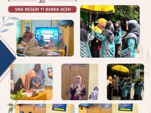 Pengantaran Kepala Sekolah SMA Negeri 12 Banda Aceh ke SMA Negeri 11 Banda Aceh Berlangsung Penuh Haru